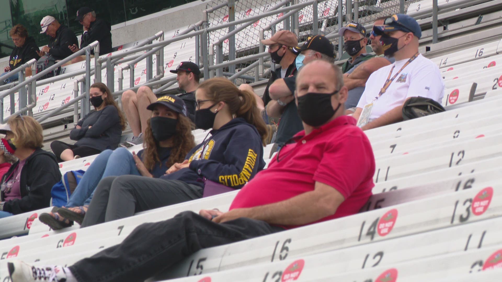 For the first time in two years, fans were back in the stands at IMS to watch practice for the Indianapolis 500.