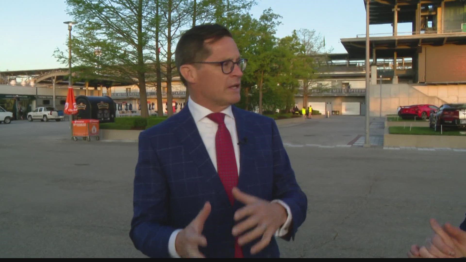 The Indianapolis Motor Speedway road course is set up for the GMR Grand Prix on Saturday on NBC and WTHR. Doug Boles from IMS told us what to expect.