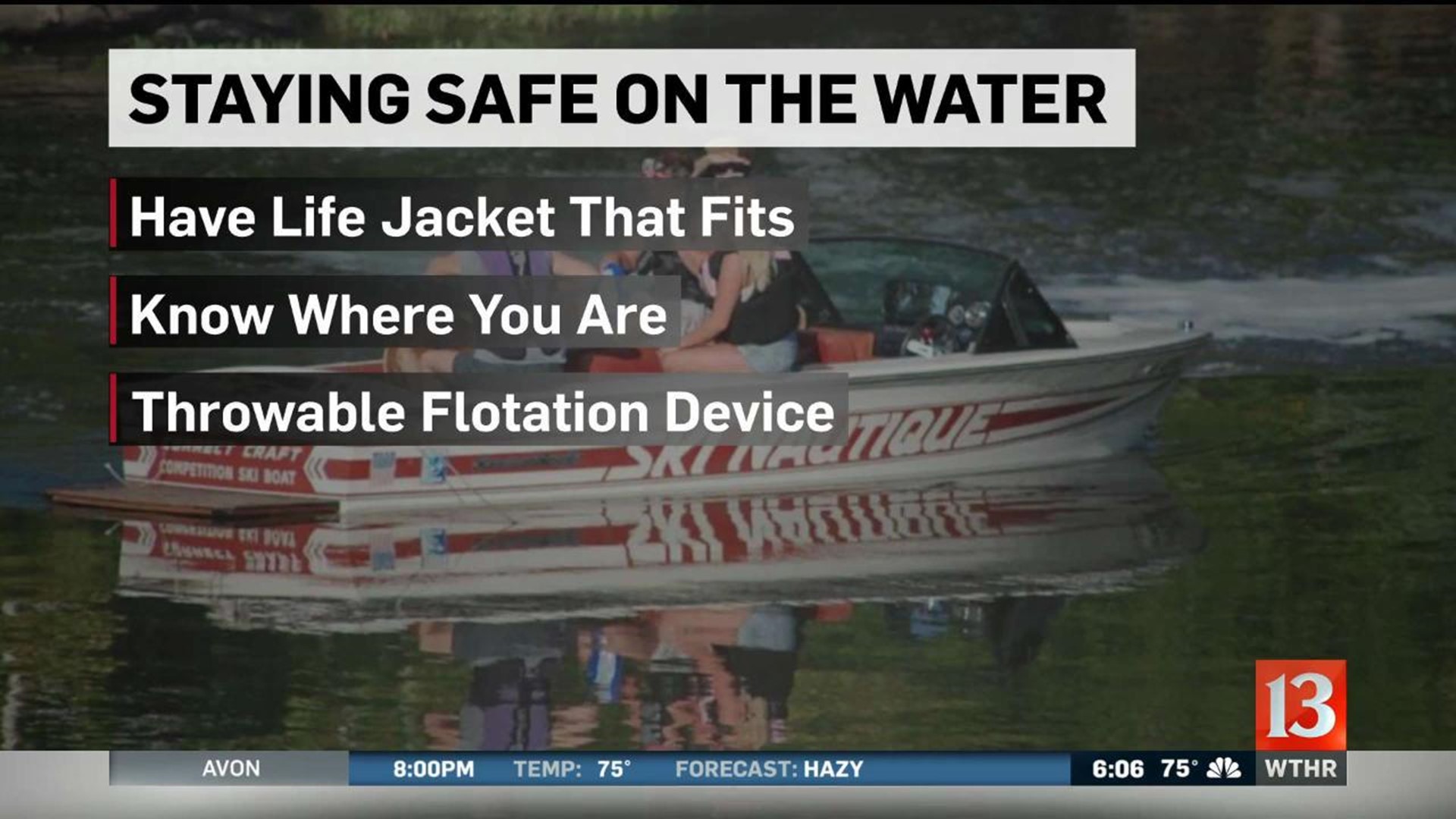 DNR Reminds Of Water Safety Tips