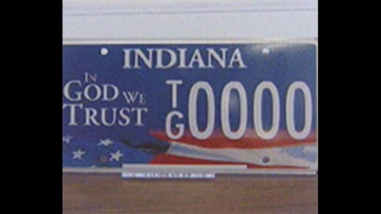 State Unveils In God We Trust License Plate 