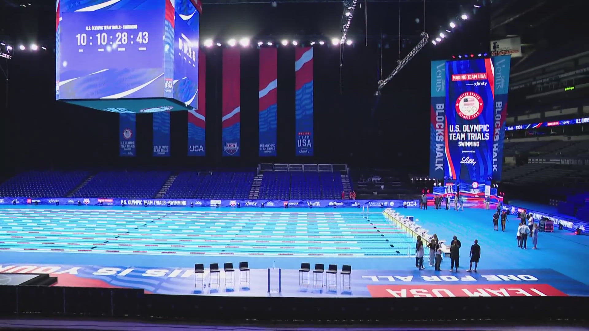 It's the first-ever pool inside an NFL stadium.