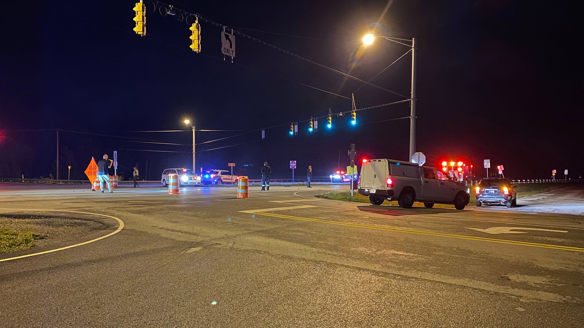 A Martinsville man was killed early Friday when he was struck while riding a bike near the intersection of SR 39 and the SR 67 bypass.