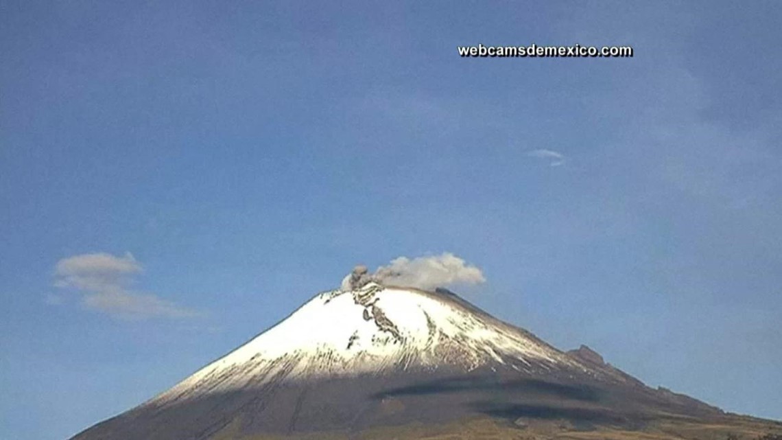 WATCH Volcano erupts southeast of Mexico City Sunday