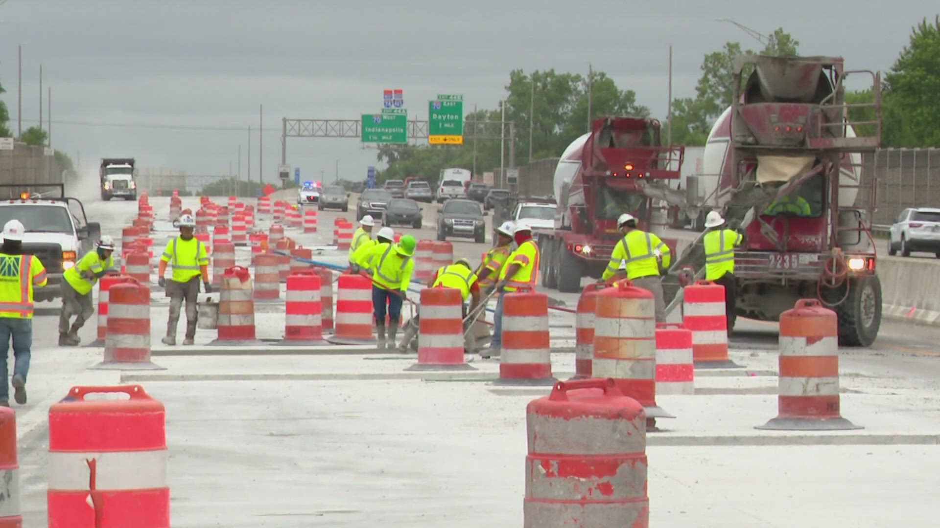 The northbound lanes of I-465 between I-65 and I-70 will close for several weeks starting on or after July 12.