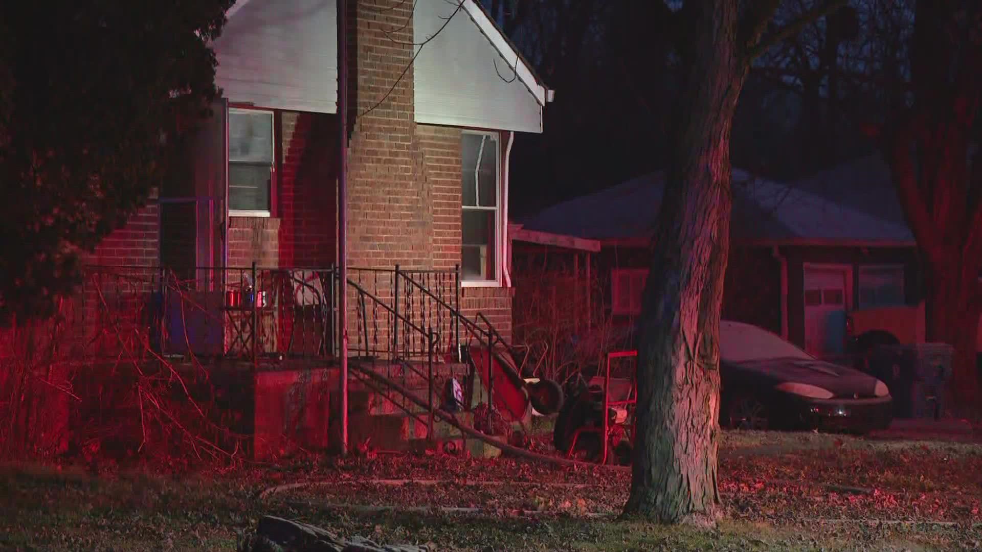 Fire crews were called to the fire on Post Road shortly before 7 a.m. and pulled the man from the house.