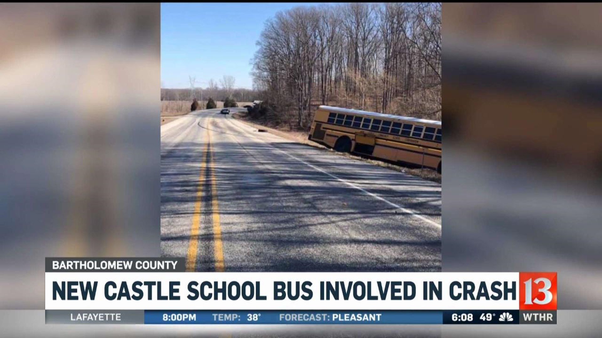 New Castle School Bus Involved In Crash