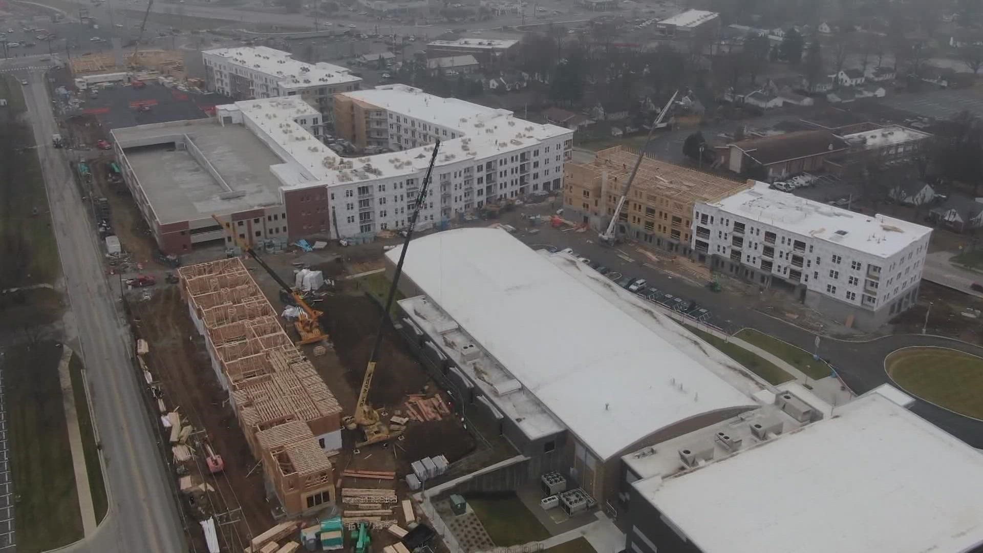 13News got an inside look at a major new high-end housing, restaurant and retail development on the south side.
