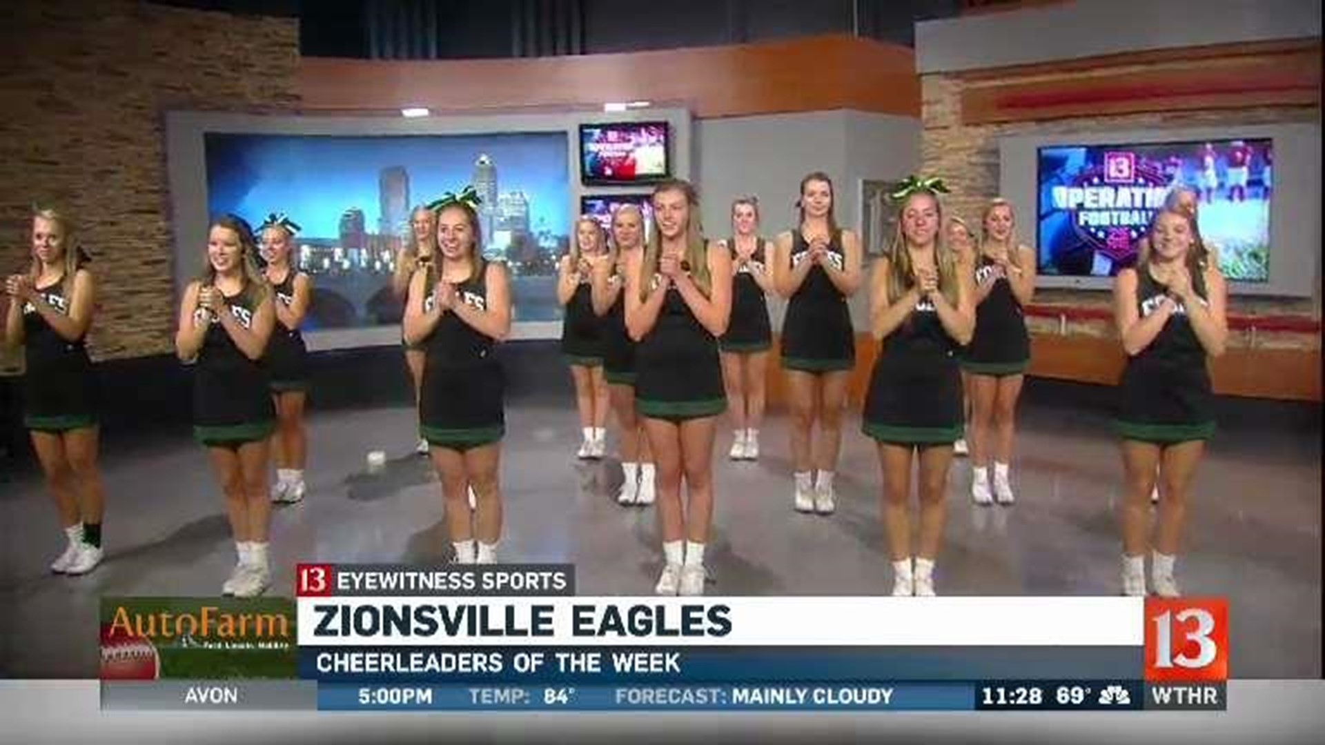 Op Football Cheerleaders of the Week   Zionsville HS