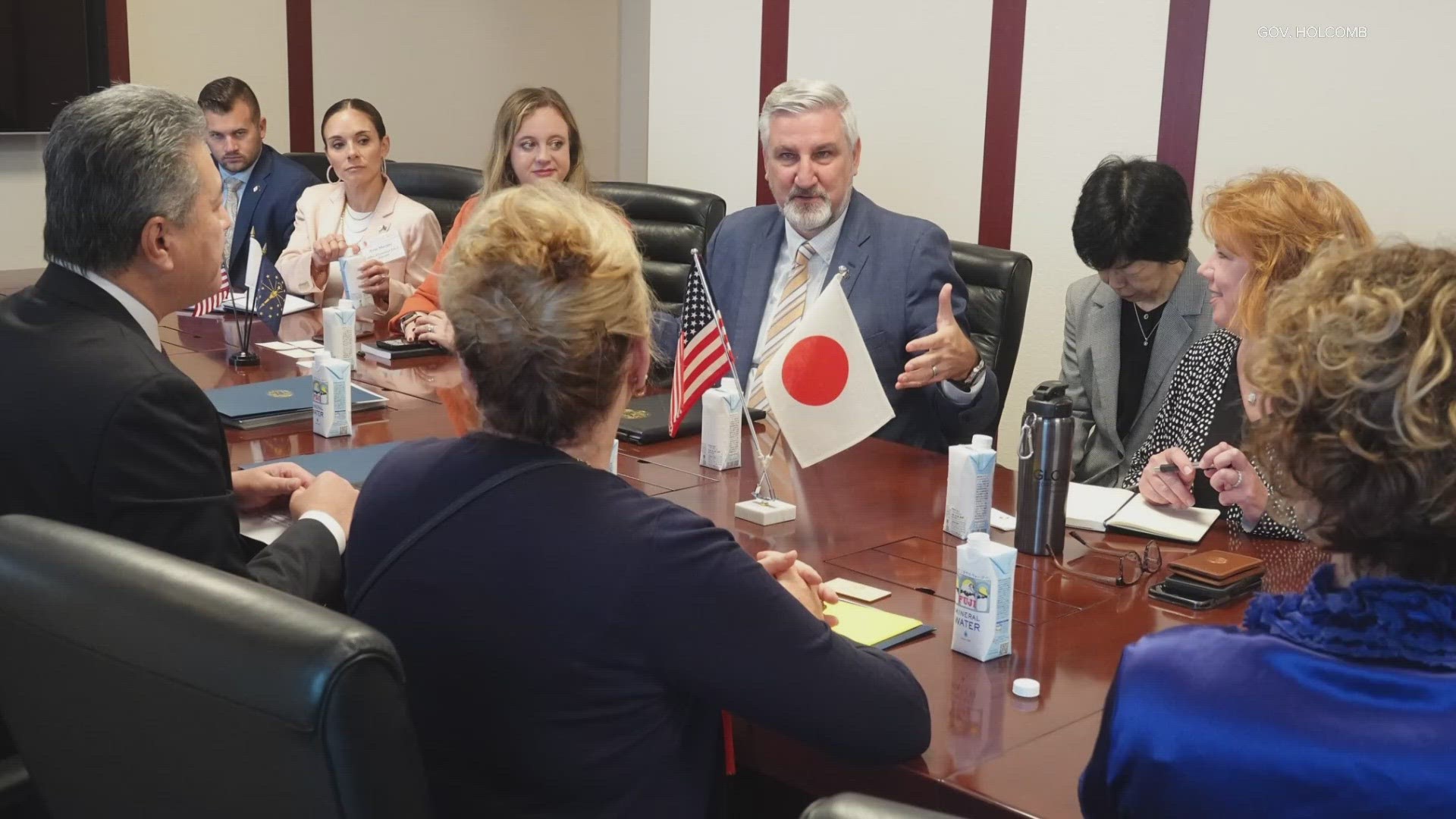 Indiana is actually home to more than 300 Japanese companies that employ more than 55-thousand Hoosiers. This is the governor's 16th foreign trip.