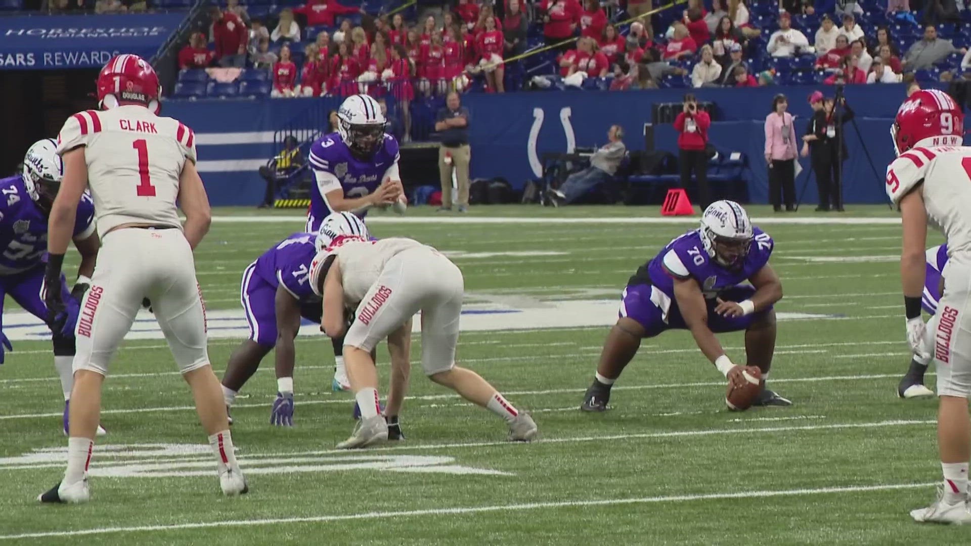 13Sports reporter Dominic Miranda recaps the Indiana high school football Class 6A state championship game between Ben Davis and Crown Point.