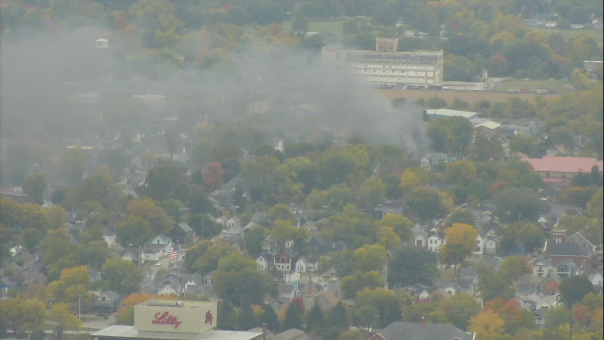 The fire happened at a house on East Minnesota Street near South East Street. It's across the street from School 31.