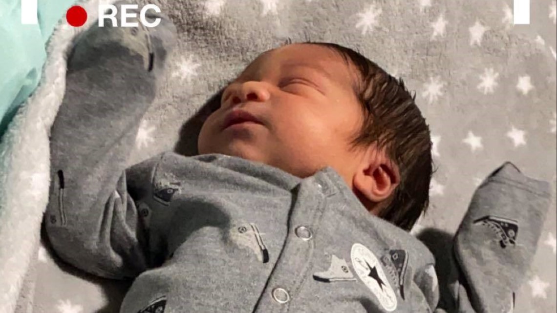 Indiana State Trooper helps with special delivery on toll road