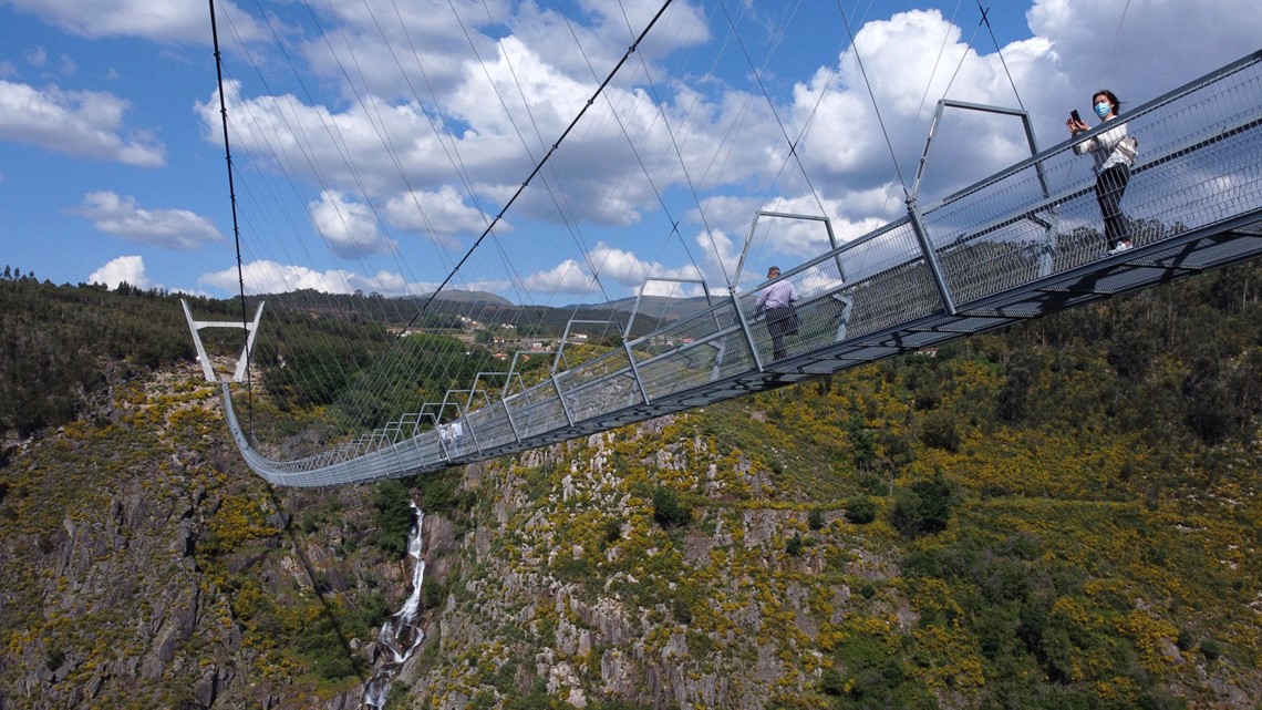 World'S Longest Pedestrian Suspension Bridge Opens In Portugal | Wthr.com