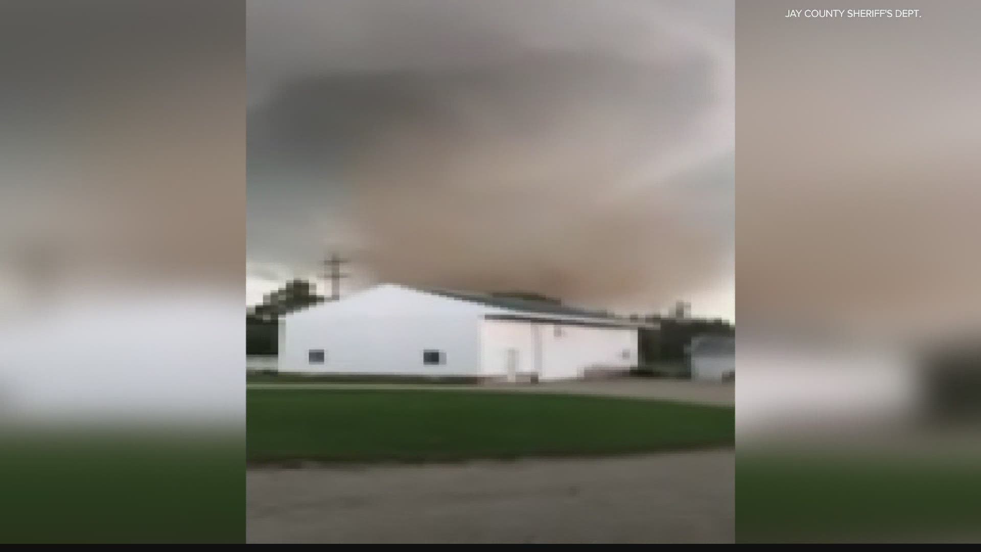 Jay County experienced a tornado Friday - and several viewers witnessed it in real time.