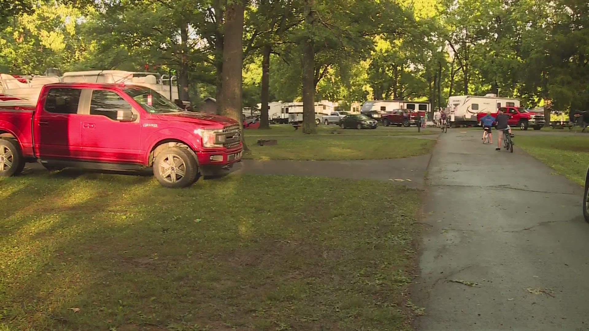 It happened Sunday afternoon at Whitewater Memorial State Park near Liberty.