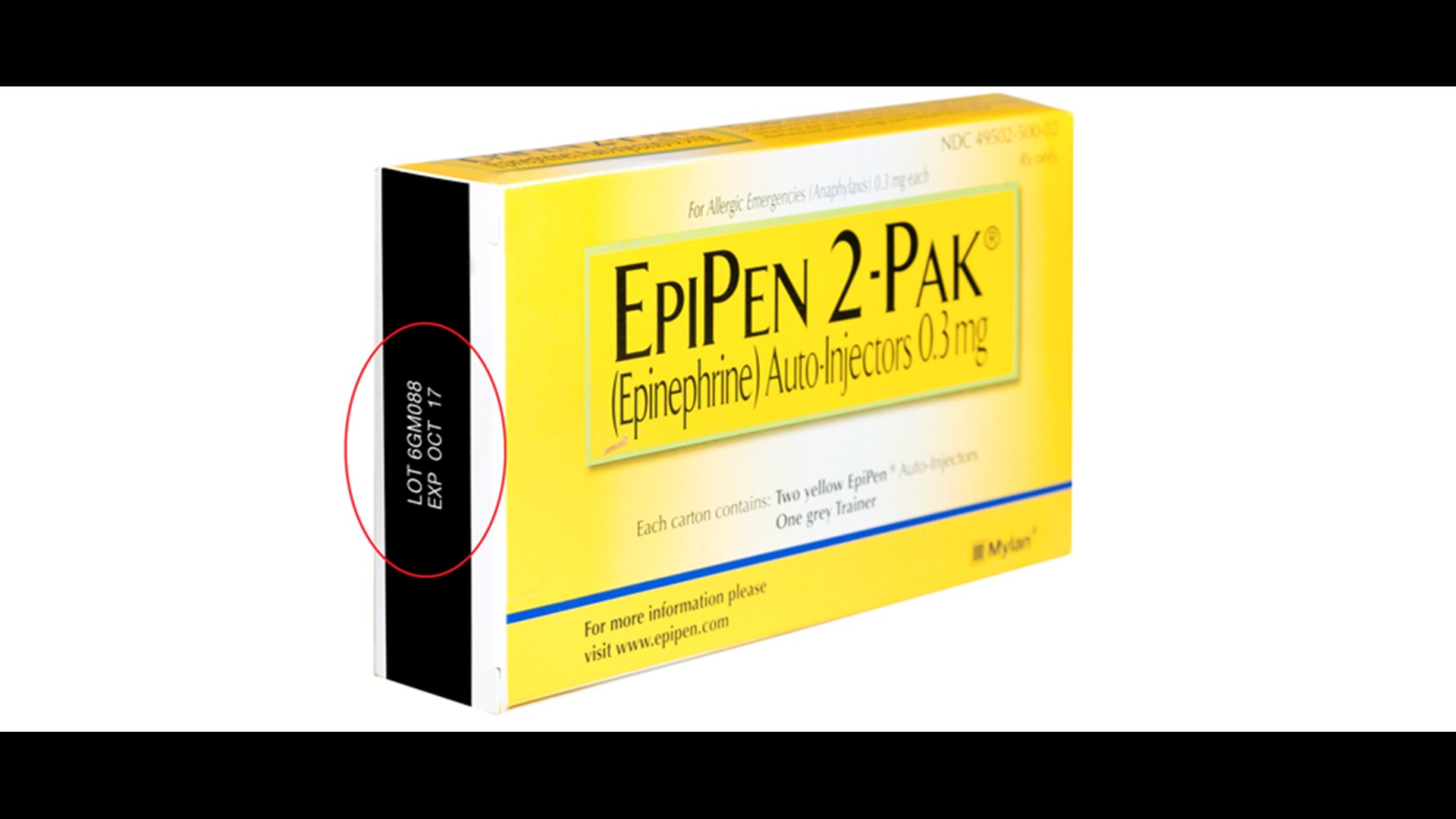 Antiallergy medicine EpiPen recall expands to US
