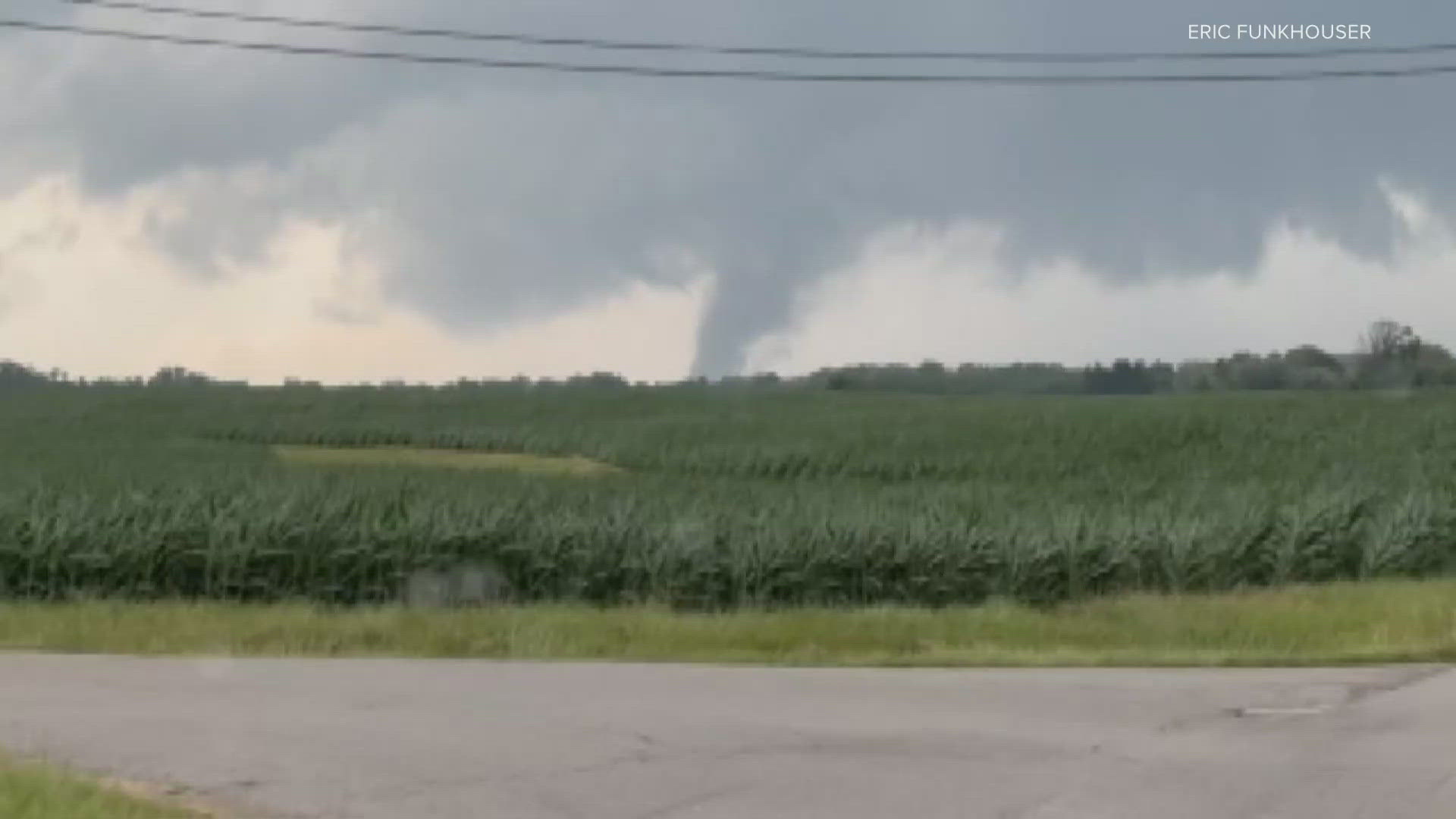 One year ago today, an E-F-2 tornado ripped through parts of Johnson County leaving a "miles long" path of destruction.