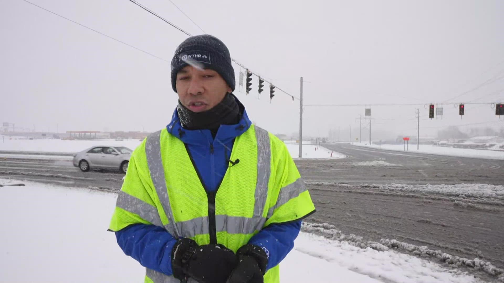 Our 13 News crews give an update on the winter storm at noon.