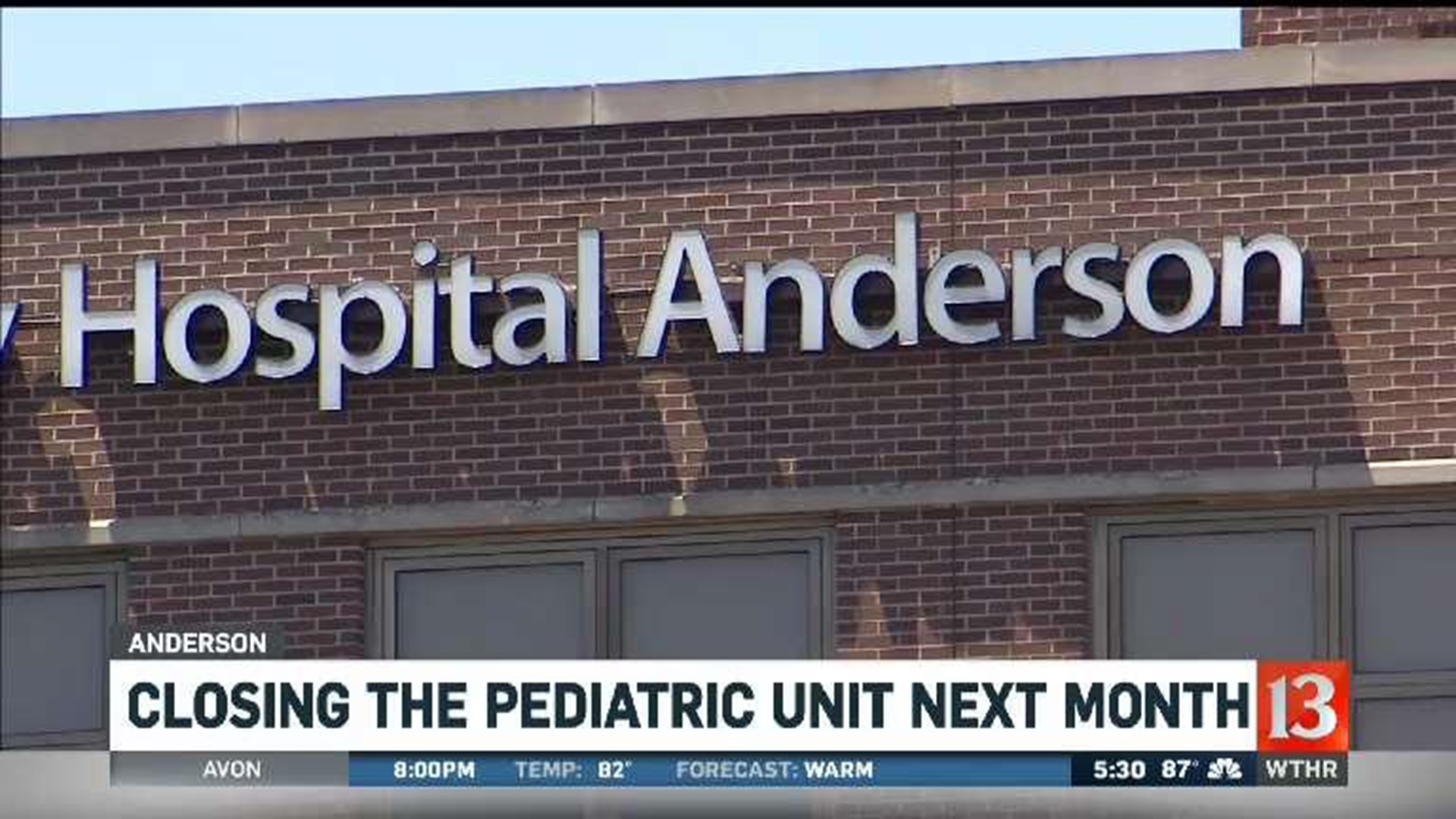 Pediatric unit closing