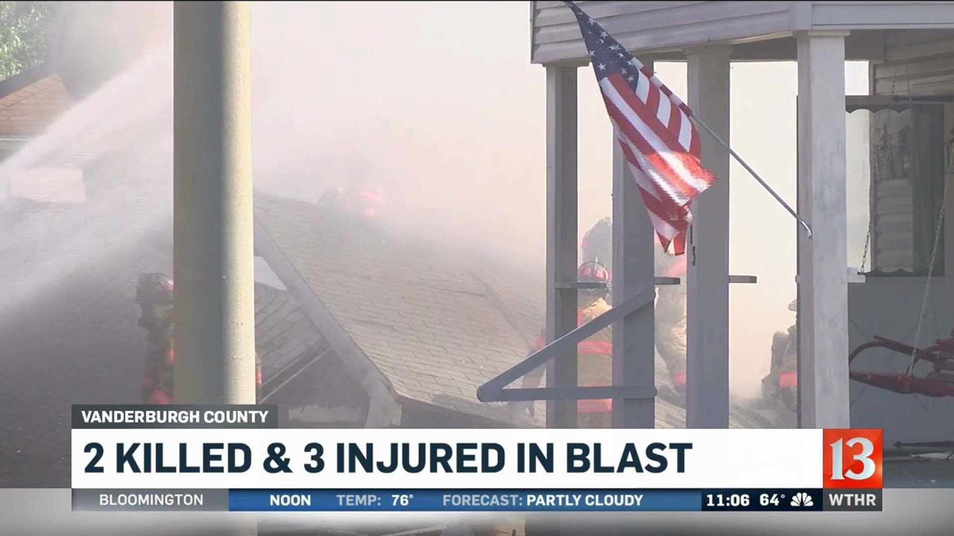 Two dead, three injured in Evansville house explosion