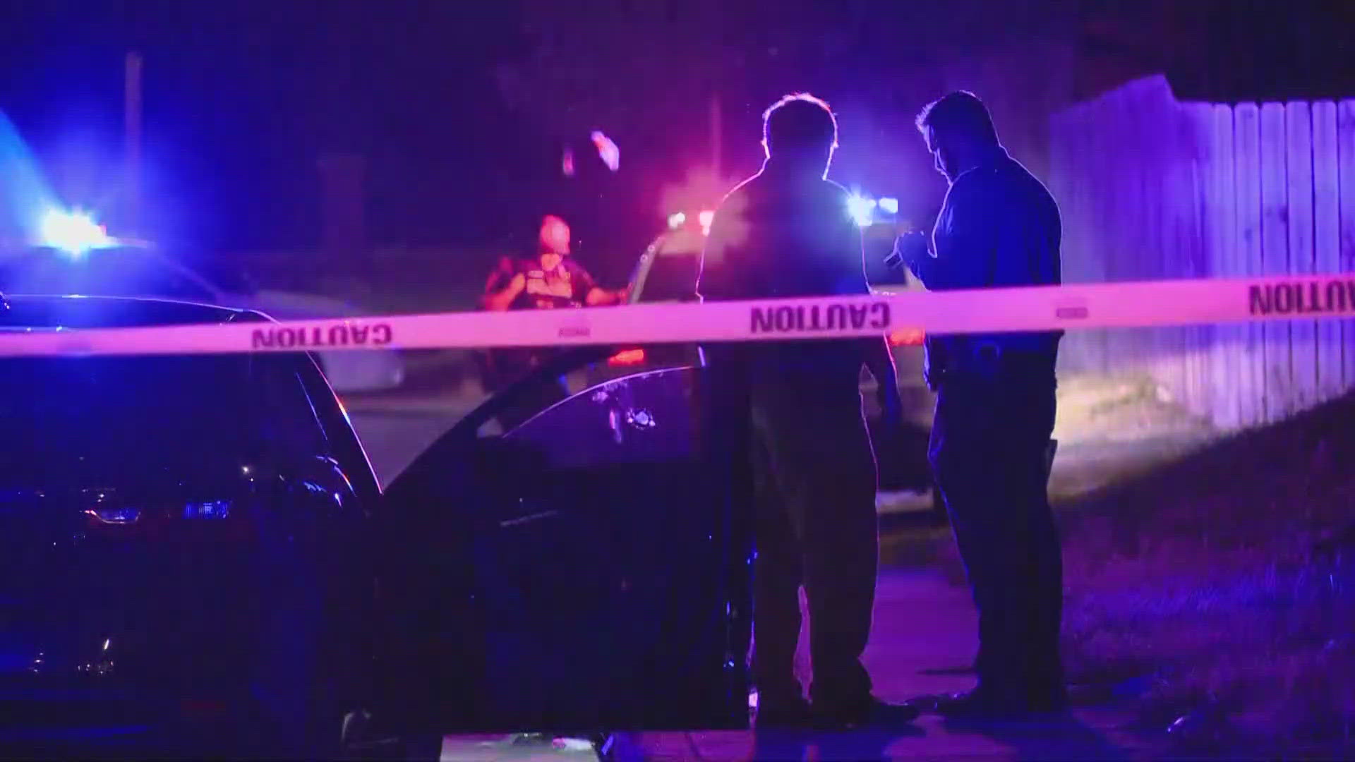 Five people were shot and injured at three different crime scenes early Tuesday morning.