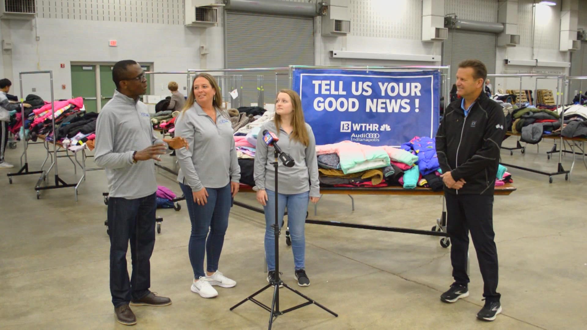 Almost 3,000 kids will get new coats Saturday.