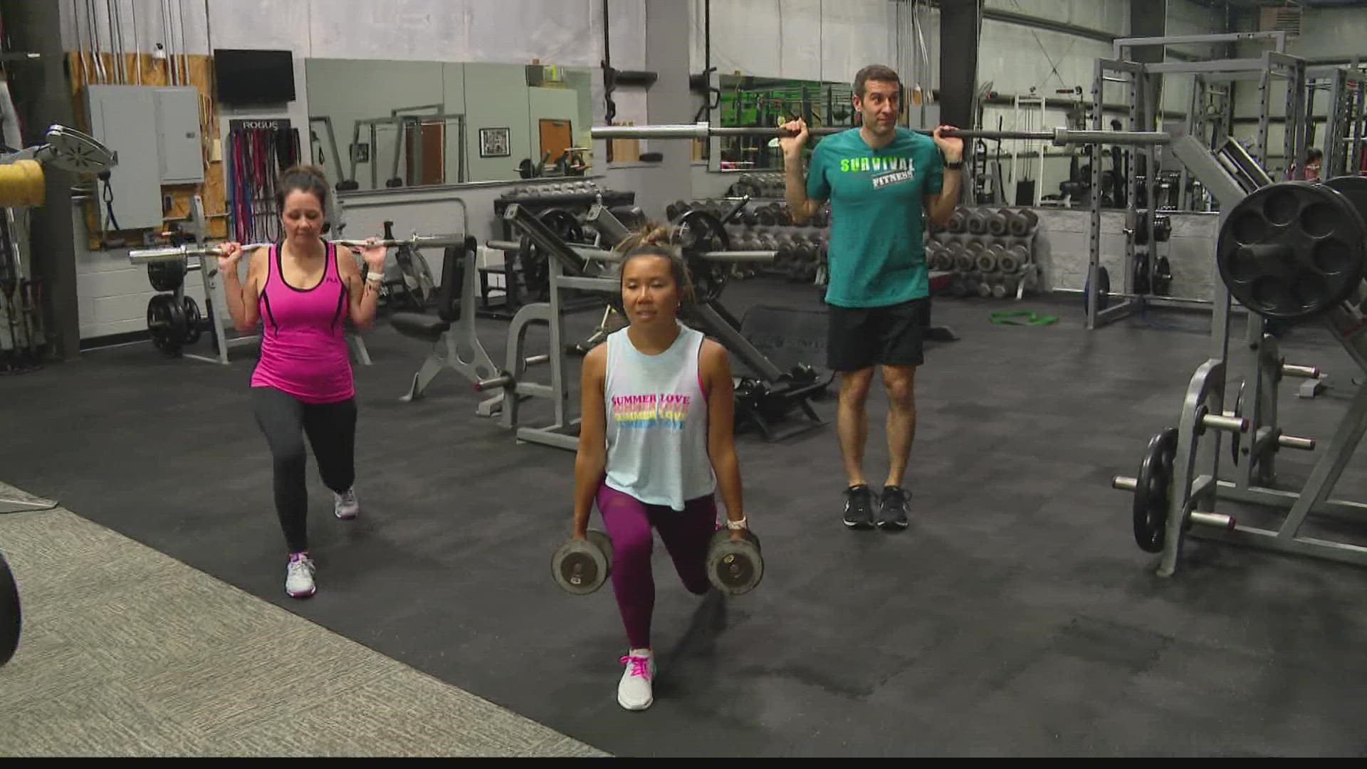 There are many different approaches you can use with lunges by trying various weights for resistance.