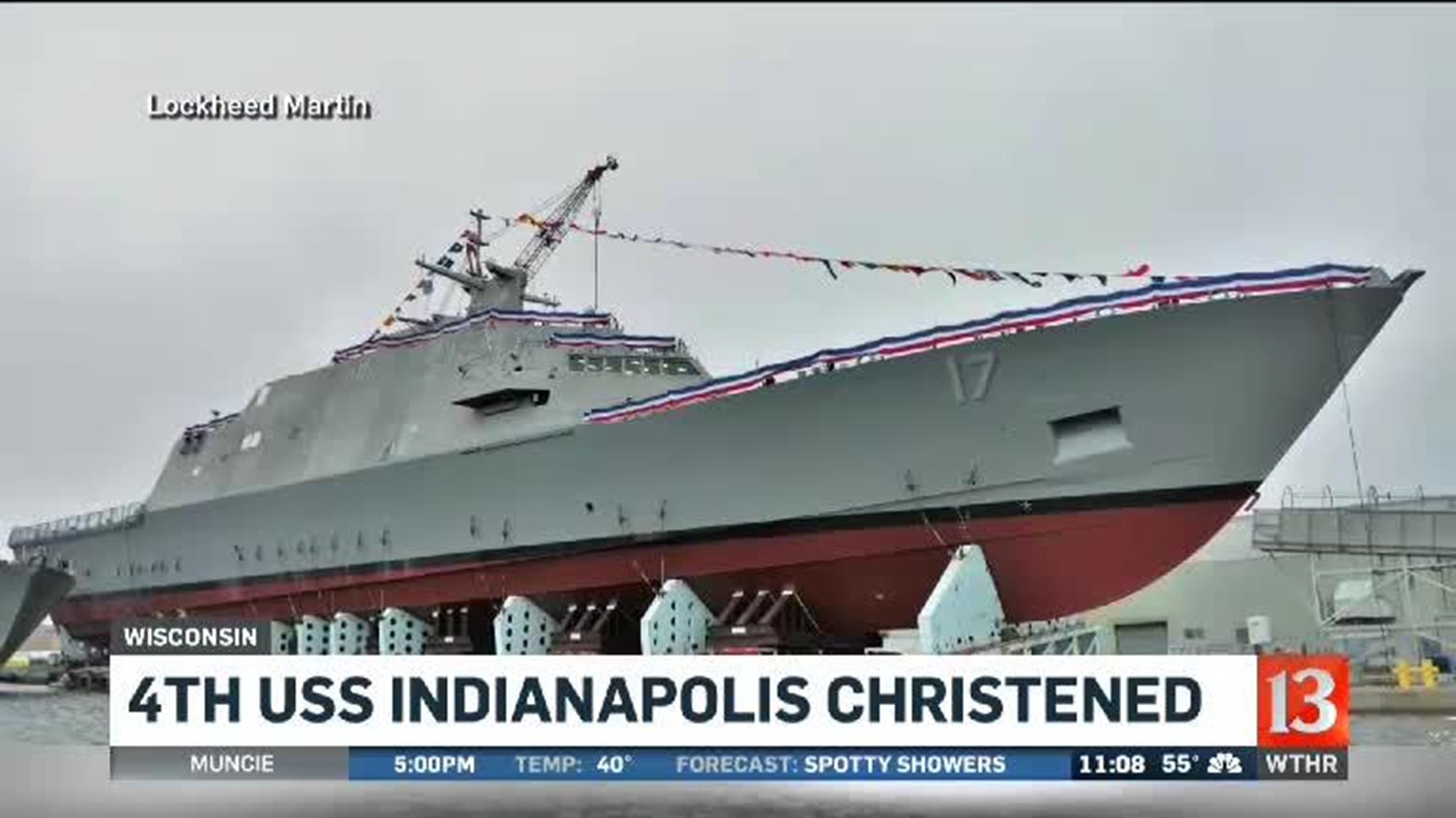 USS Indianapolis launched
