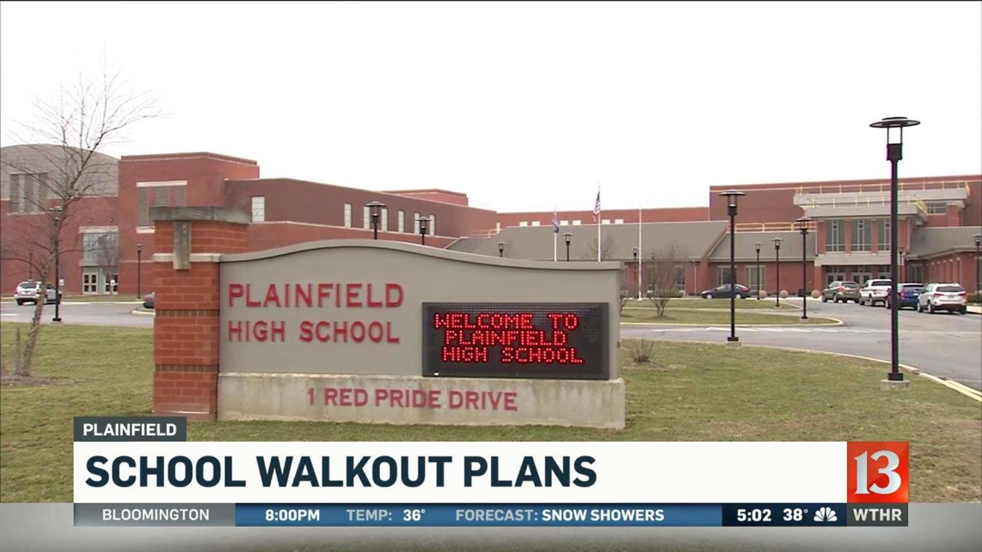 Plainfield school march