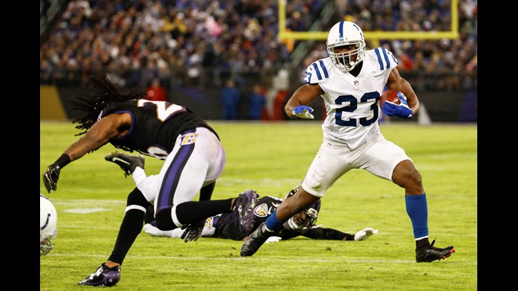 Baltimore Ravens - Jumping for joy. 