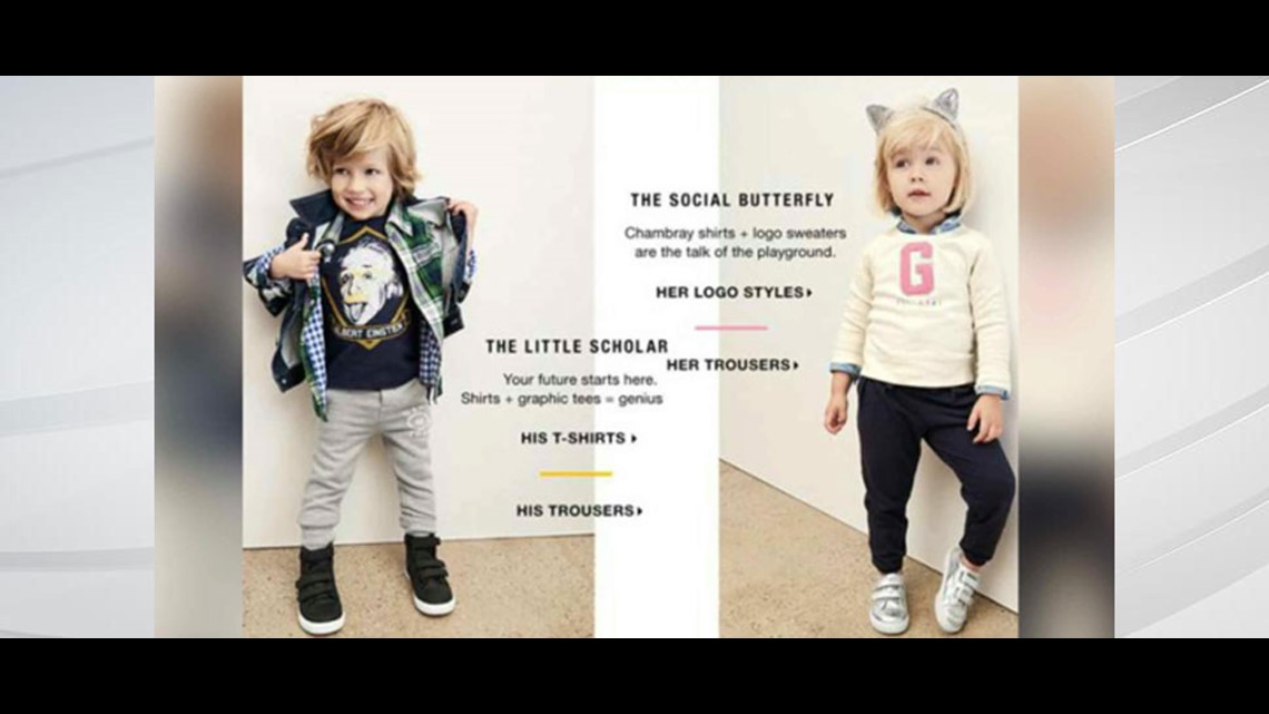 Gap criticized for 'sexist' Gap Kids ad | wthr.com