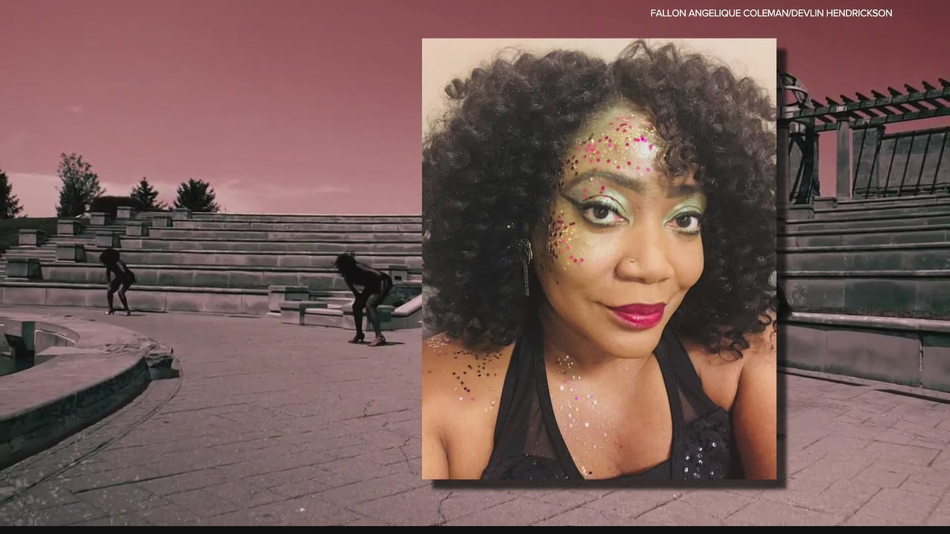 Melyssa Sams said dancing helps her come to grips with an unrelenting coronavirus pandemic.