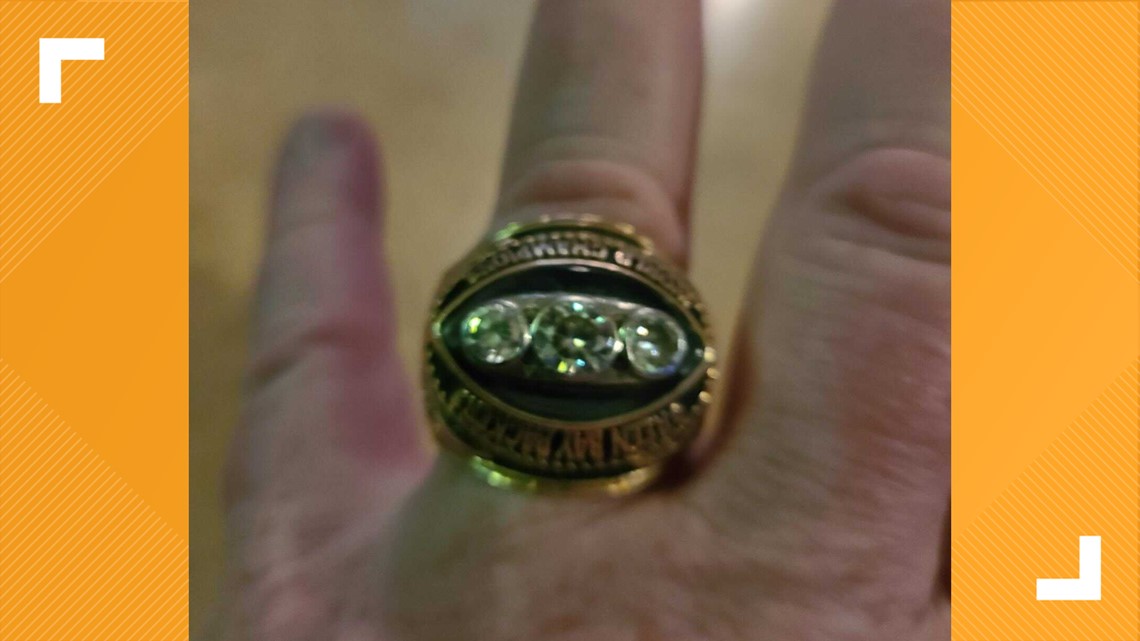 Son of former Green Bay Packer loses dad's Super Bowl ring