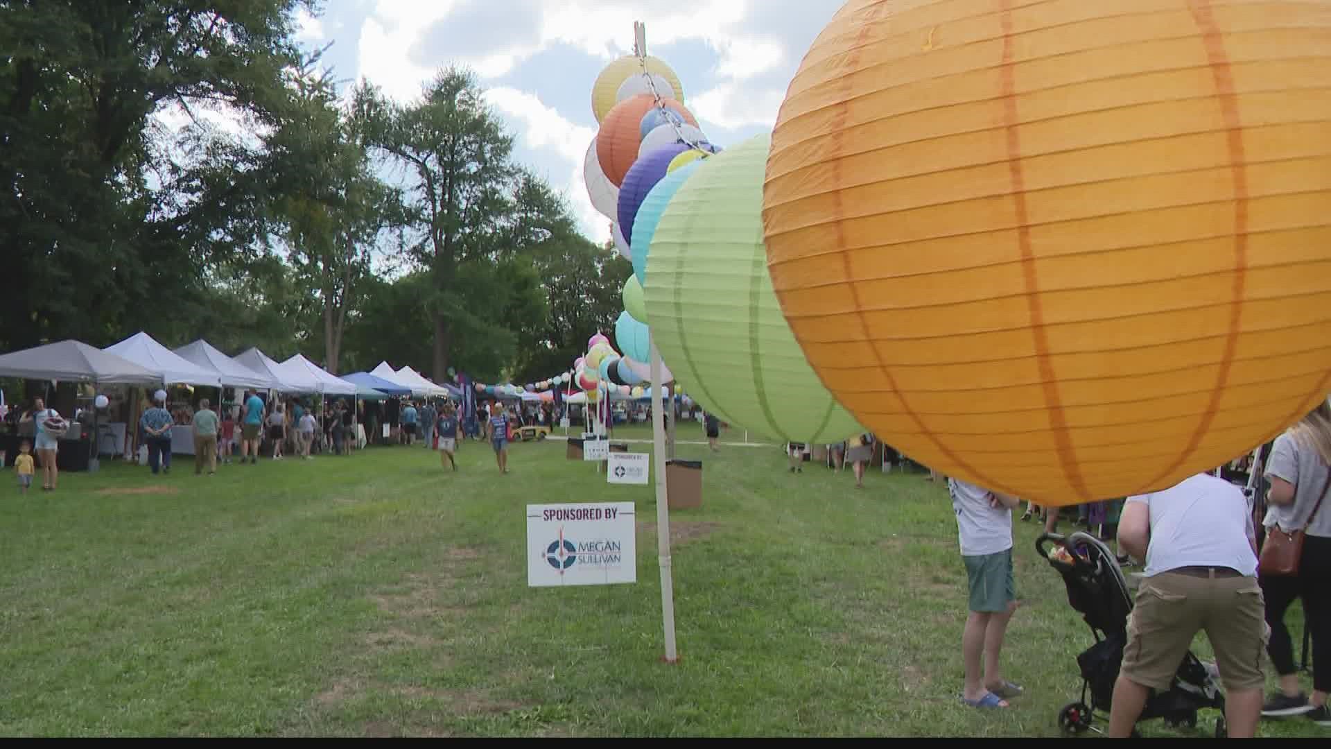 Feast of Lanterns held at park on Indy's near east side