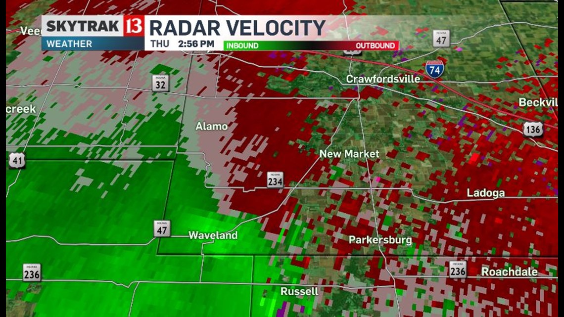 Strong Storms Today Produced Large Hail - SkyTrak13 Weather Blog | wthr.com