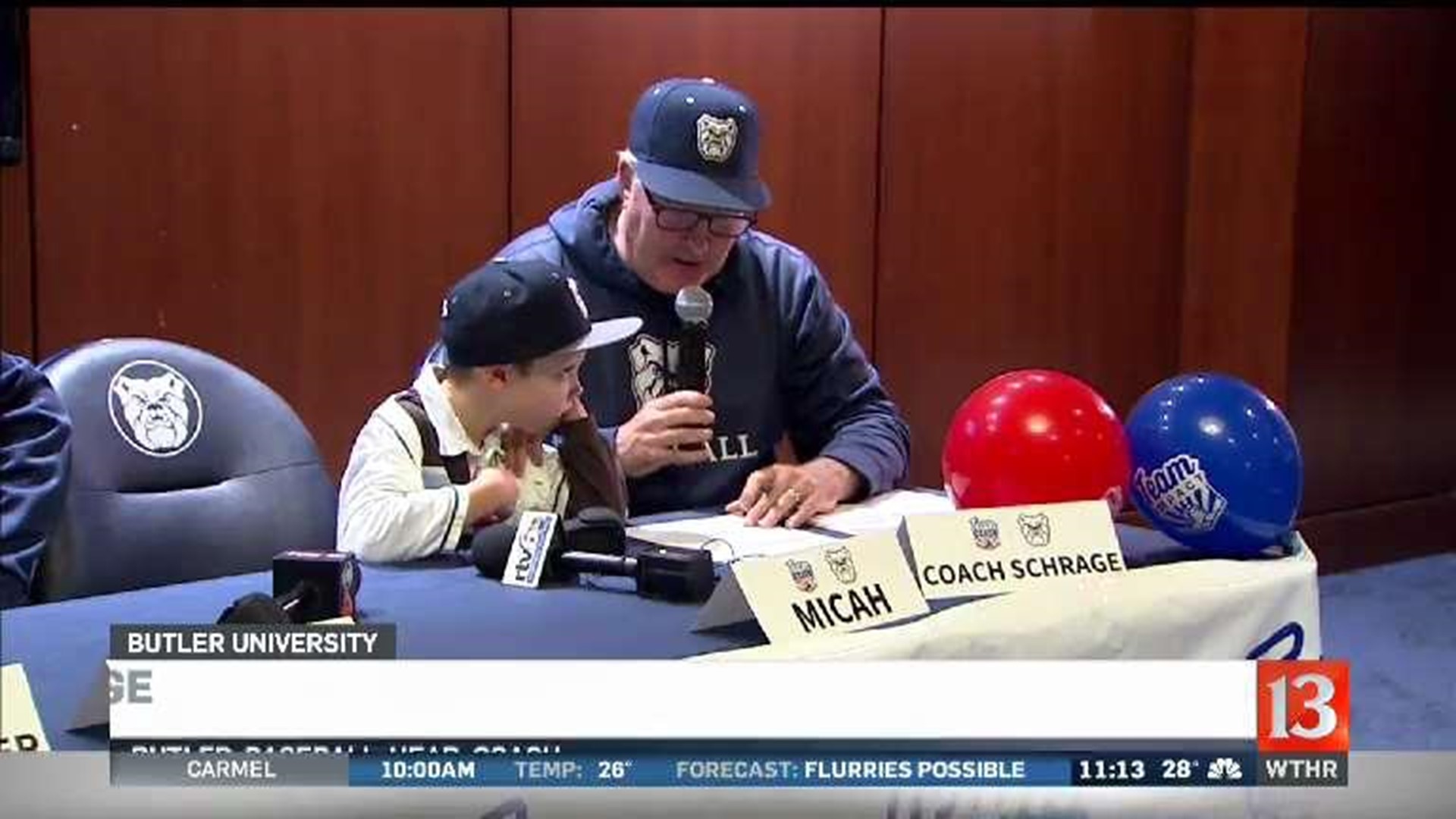 6 year old cancer survivor signs with the team