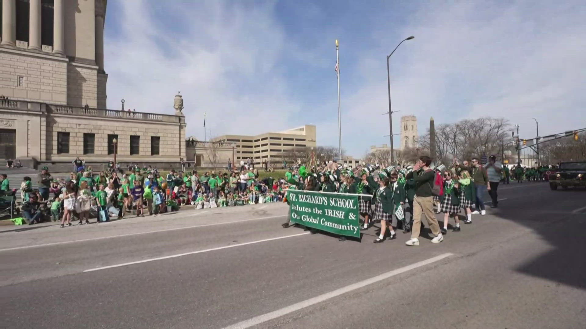 indianapolis st patricks day parade route