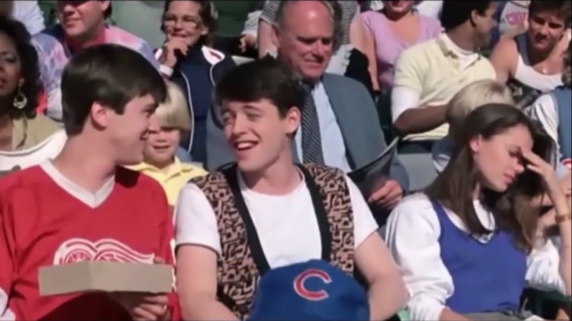 Chicago Cubs Hoodie SAVE FERRIS Bueller's Day off Wrigley 