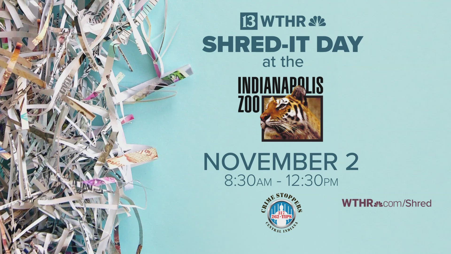 The location will be at the Indianapolis Zoo's south parking lot at 201 South Harding Street.