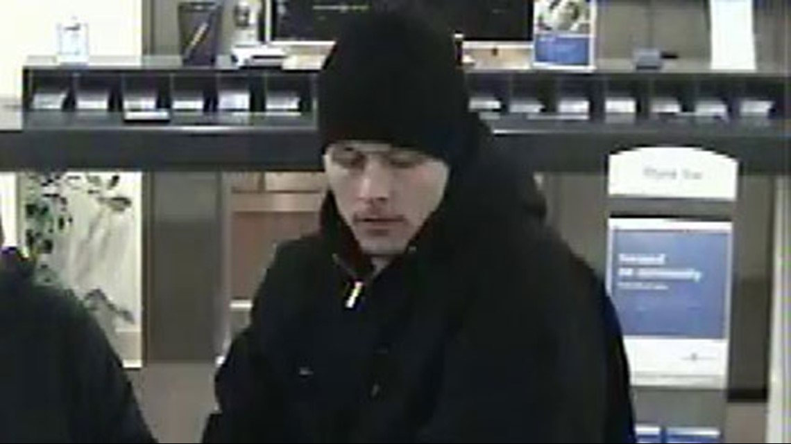 Greenwood police seek bank robbery suspect