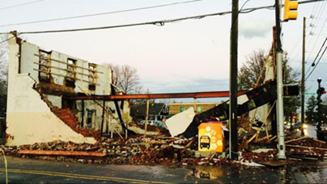 Storm destroys historic Irvington post office