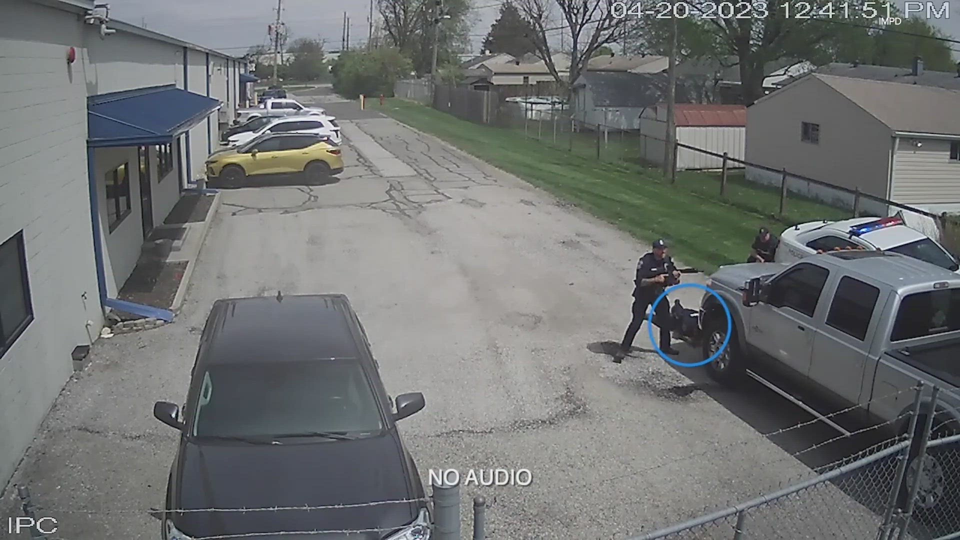 This video is from the police shooting near the end of April near 30th and Post Road.