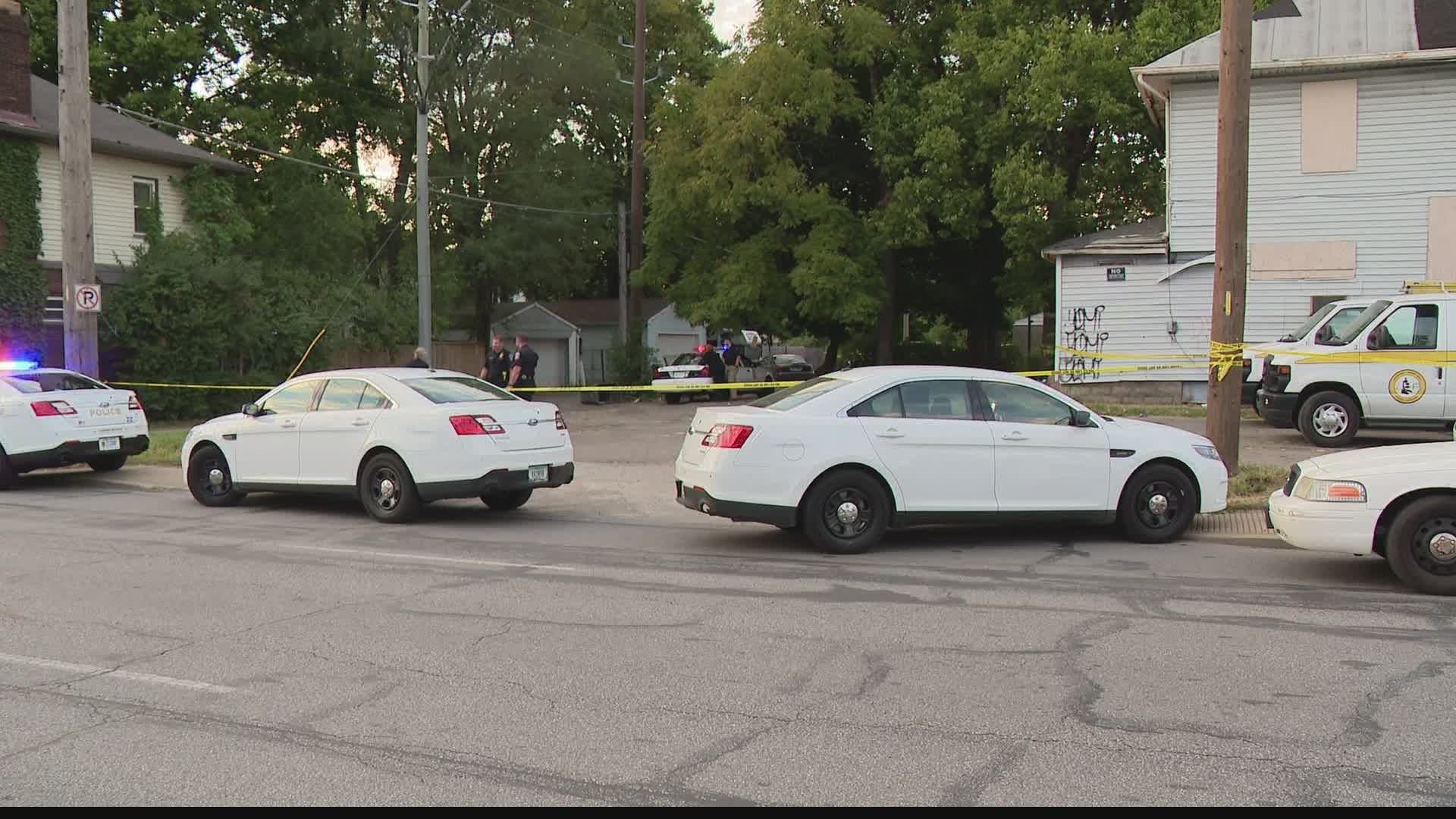 IMPD said one person was fatally shot Sunday evening at the 3000 block of North Capitol Avenue.