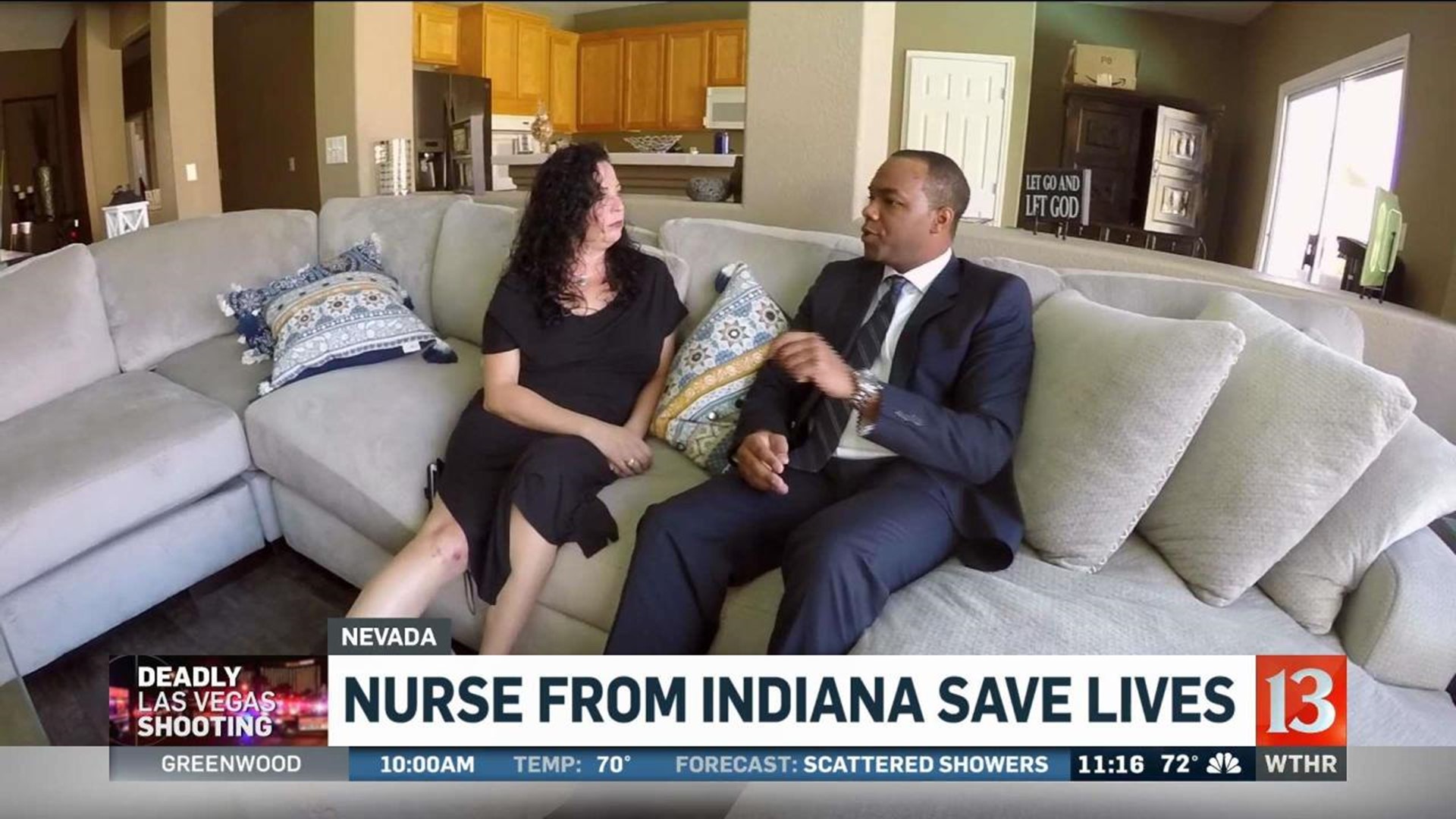 Indiana nurse helps shooting victims