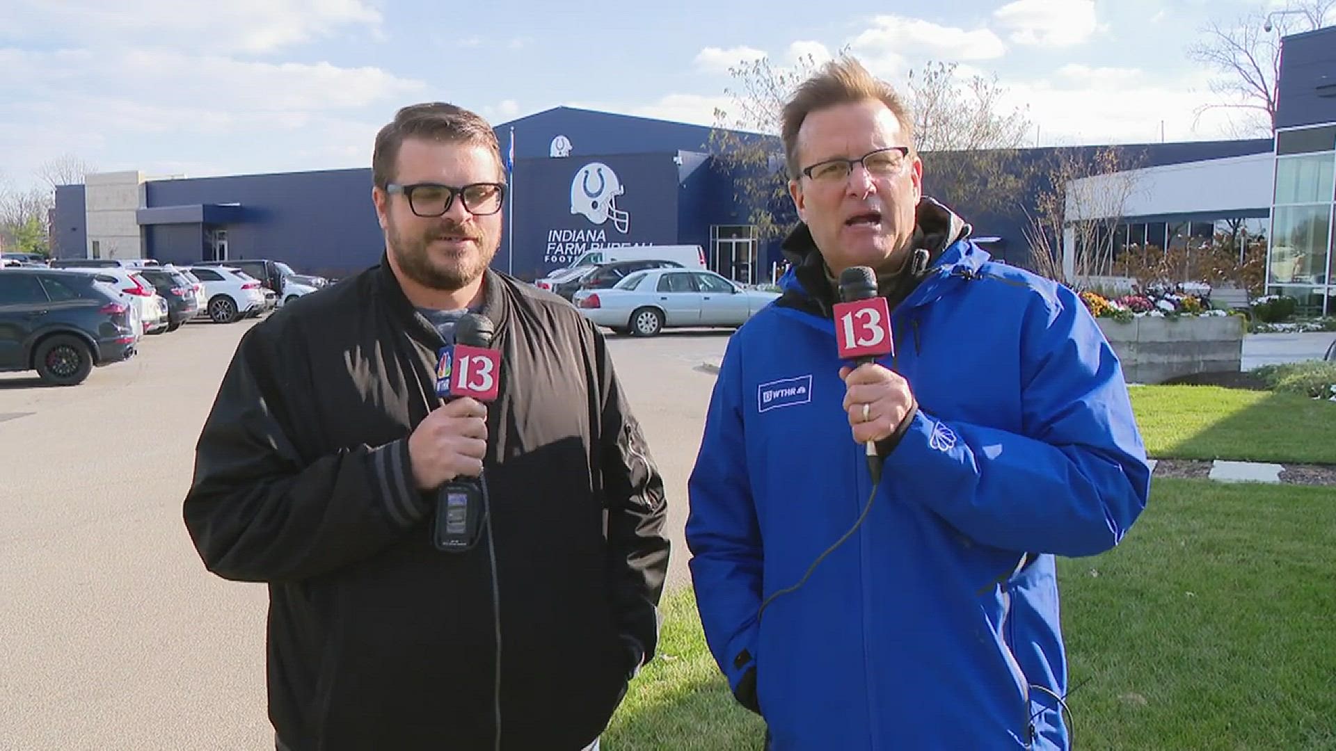 13Sports director Dave Calabro and Locked On Colts host Jake Arthur discuss the Indianapolis Colts' win over the Las Vegas Raiders in Jeff Saturday's debut.