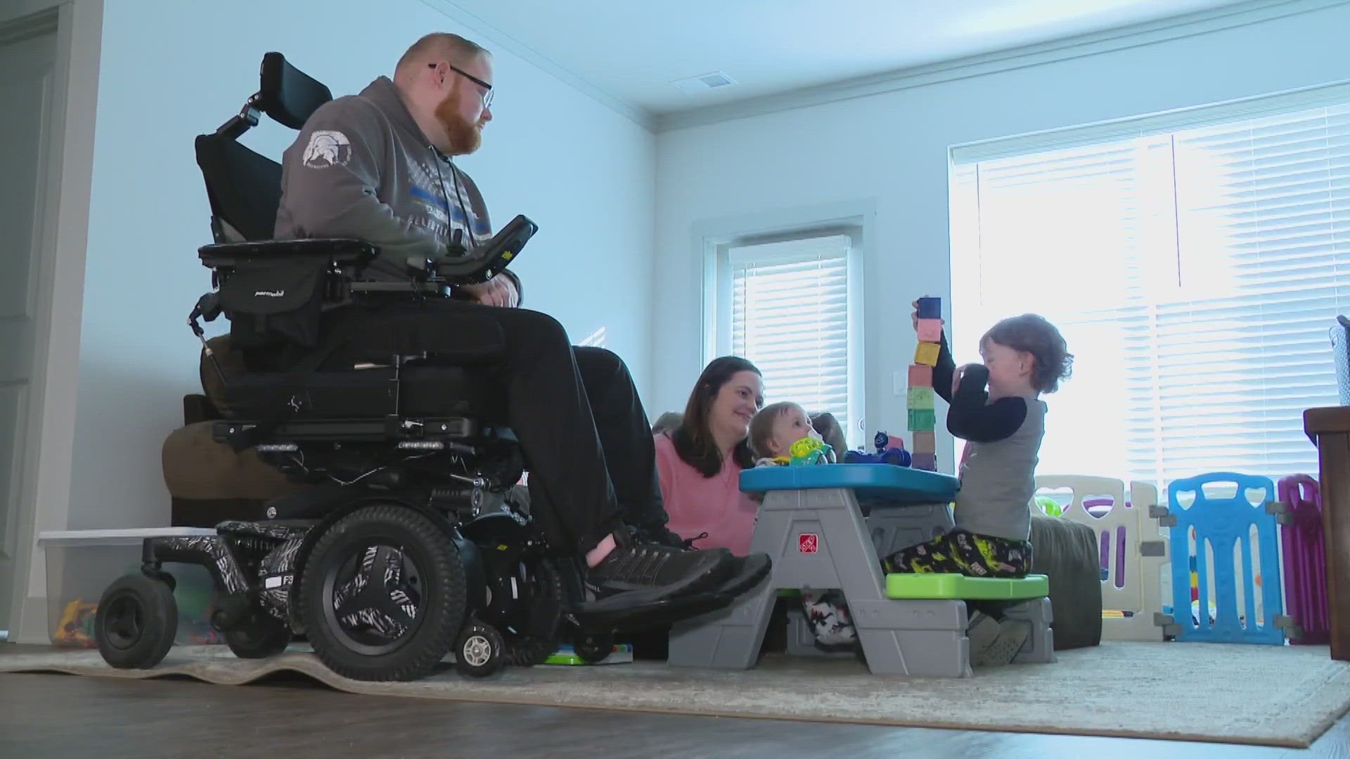 Uplift Johnson County is giving $12,00 to the family of officer Dustin Moody as they rebuild their lives following his injury in the line-of-duty.