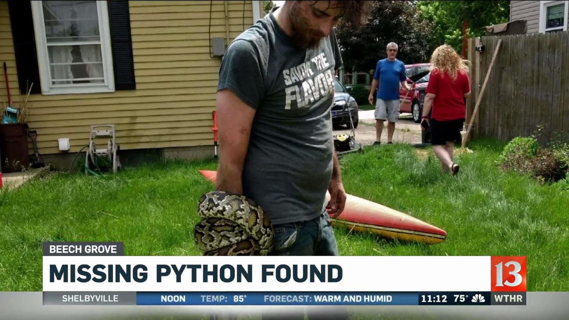 Beech Grove Snake Found