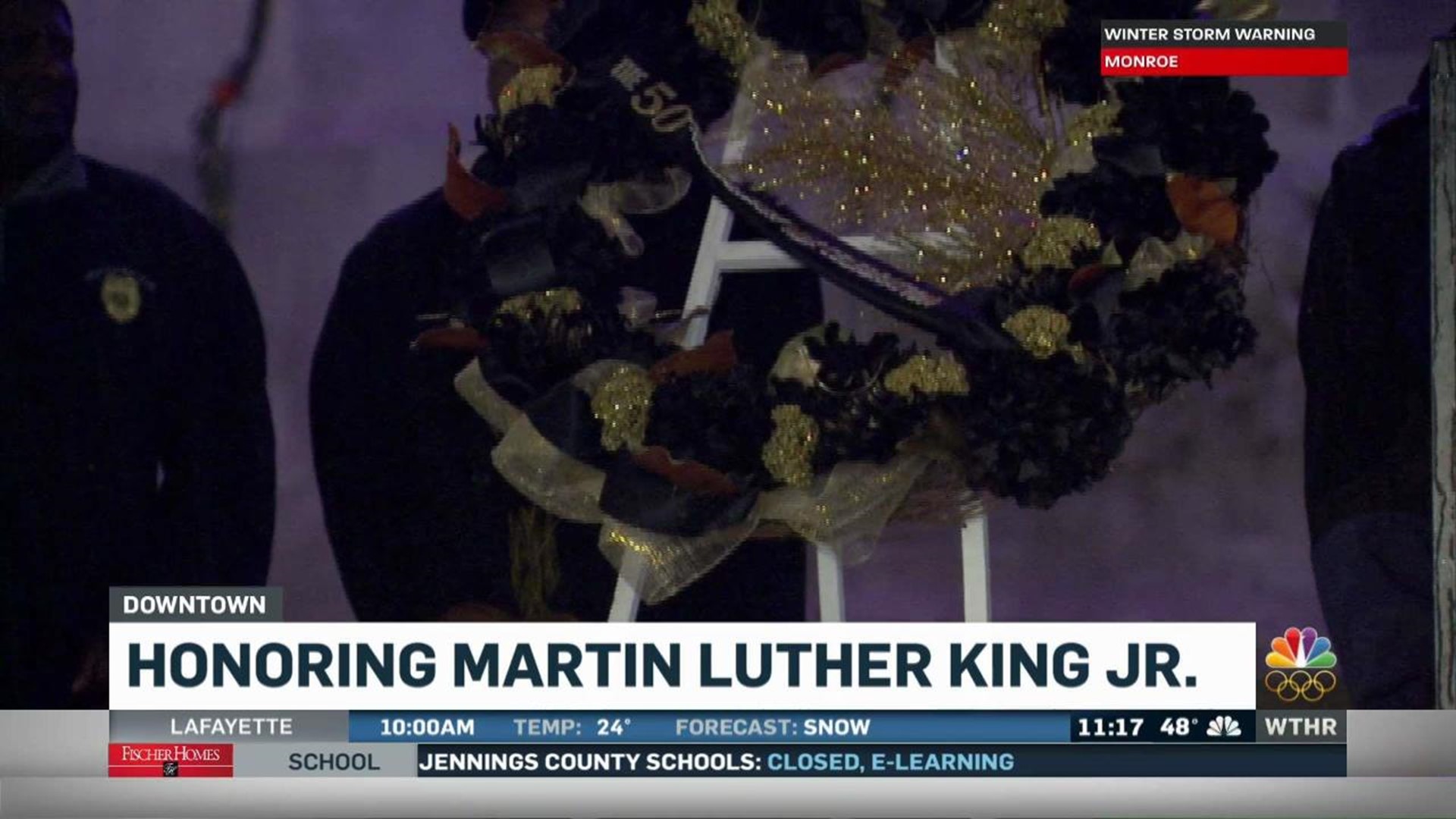 Dr. King remembered with wreath-placing ceremony