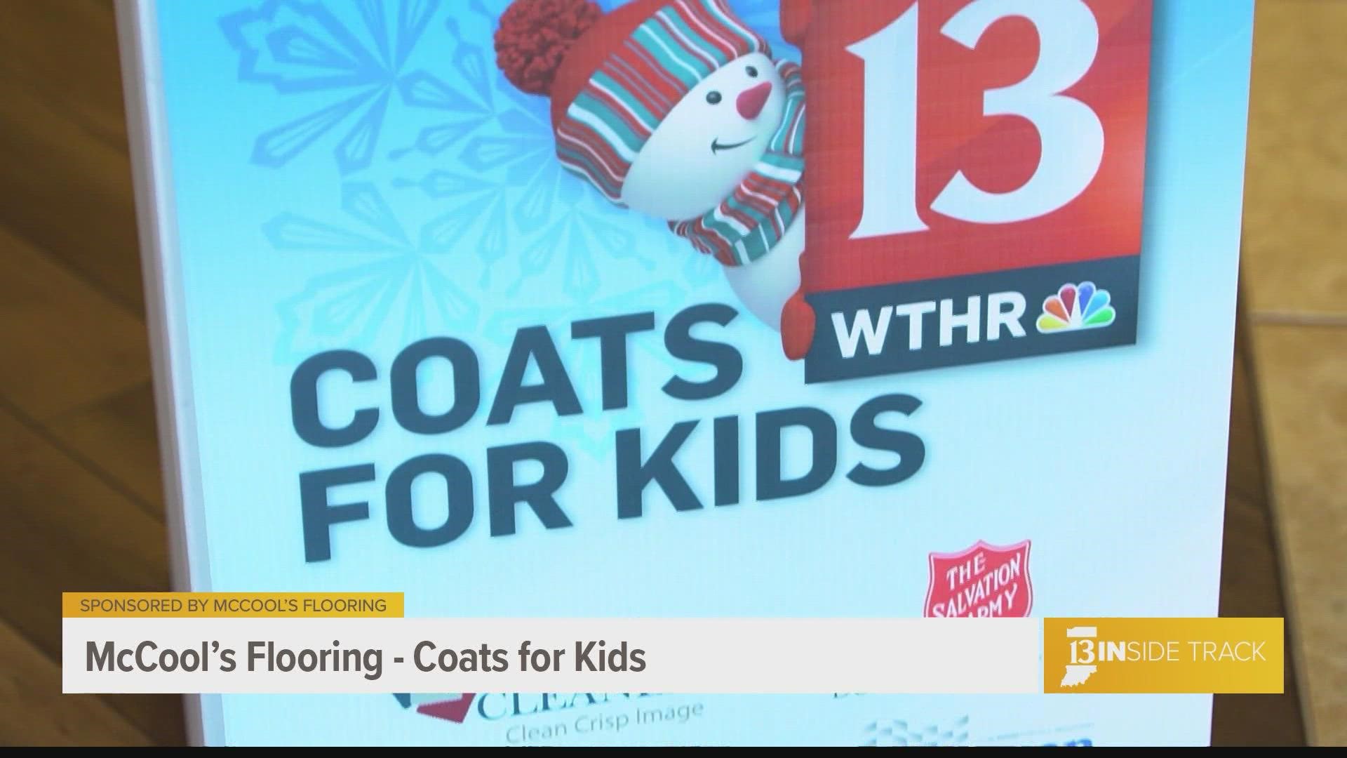 McCool's has collected  donations for Coats for Kids for years and loves giving back to their community.