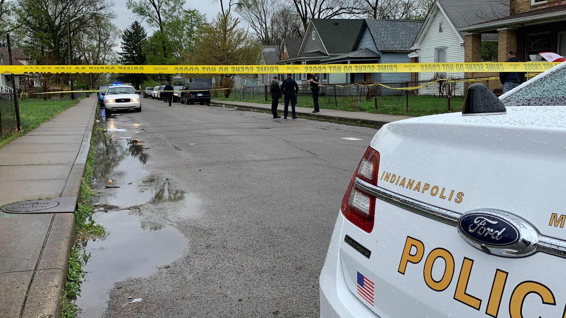 Police are investigating a Saturday afternoon shooting that left two people injured on the near northwest side of Indianapolis.